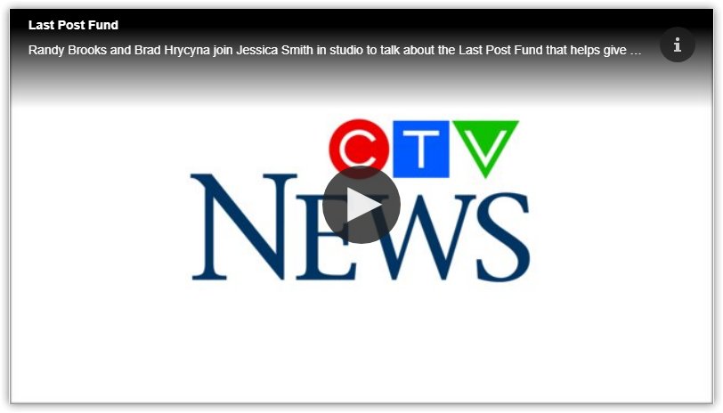 Read more about the article VETERANS AFFAIRS CANADA PROGRAMME DE FUNÉRAILLES ET D’INTERROGATIONS: RANDY BROOKS ET BRAD HRYCYNA DU FONDS DE DERNIER POSTE SASKATCHEWAN DE RETOUR SUR CTV REGINA MORNING LIVE