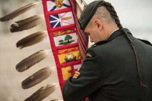 Read more about the article Premiering our new banner for the Indigenous Veterans Initiative